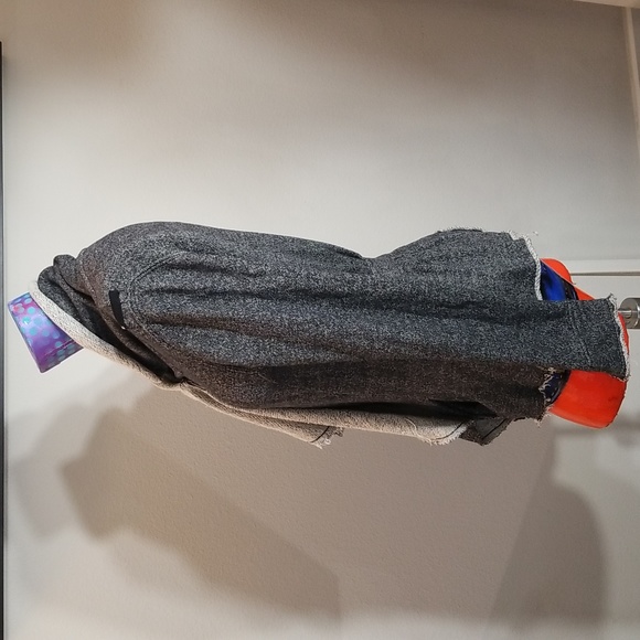 Blanc Noir Small Grey/ light grey stylish sweatshirt - Picture 3 of 10